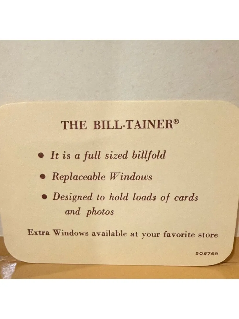 Buxton  men’s wallet Vintage Black Bill-Tainer Card Holder Authentic wallet
